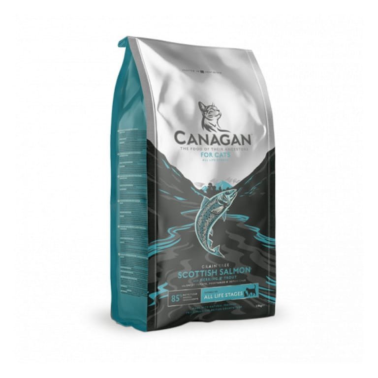 CANAGAN SCOTTISH SALMON ΒΙΟΛΟΓΙΚΗ ΞΗΡΑ ΤΡΟΦΗ ΓΑΤΑΣ GRAIN FREE