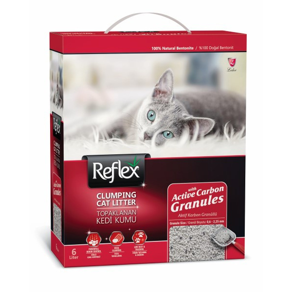 Reflex Clumping Cat Litter - Activated Carbon Granules