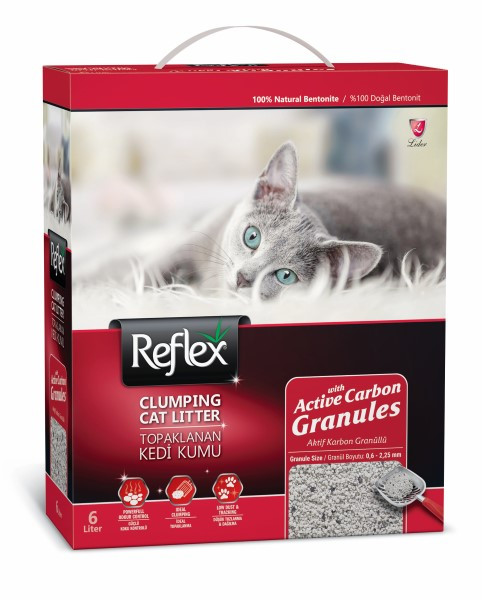 Reflex Clumping Cat Litter - Activated Carbon Granules