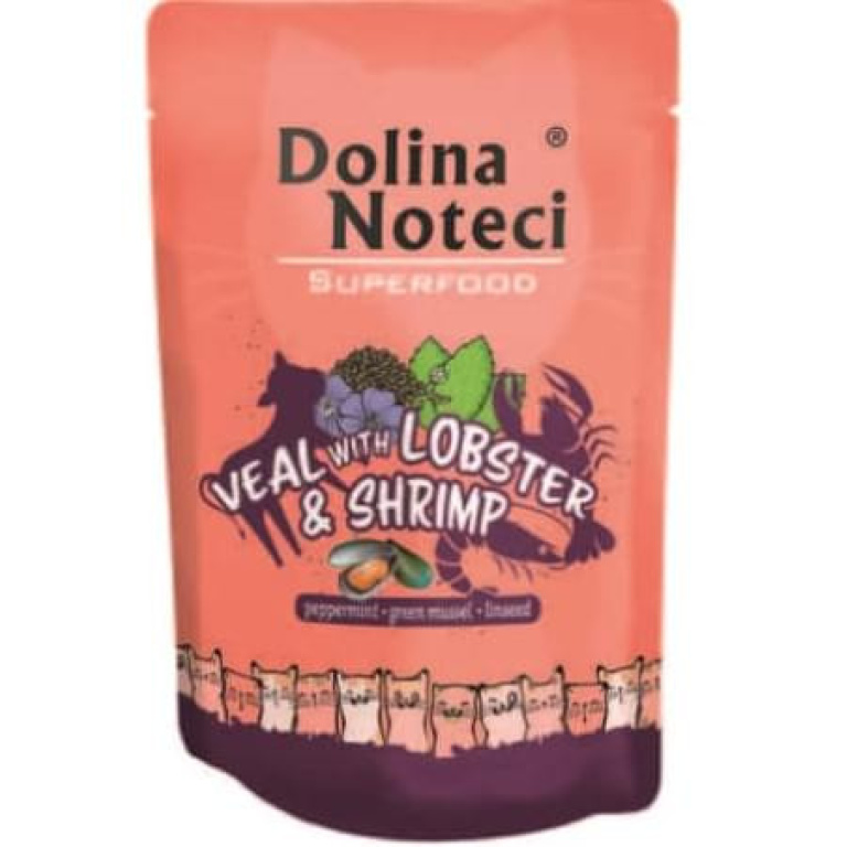 DOLINA NOTECI SUPERFOOD CAT VEAL & LOBSTER & SHRIMP