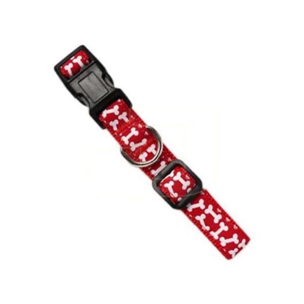 PAWISE DOG COLLAR RED