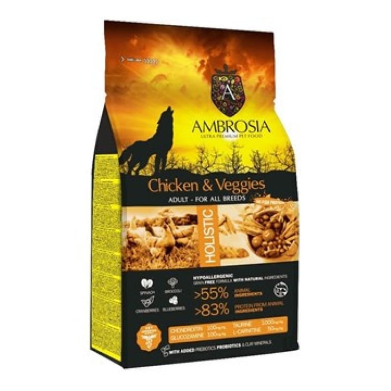 AMBROSIA DOG ADULT CHICKEN & VEGGIES