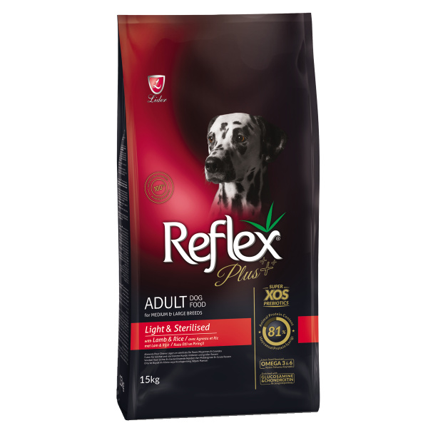 REFLEX PLUS MEDIUM/LARGE LIGHT & STERILIZED ADULT LAMB