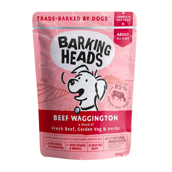 BARKING HEADS POUCH BEEF WAGGINGTON