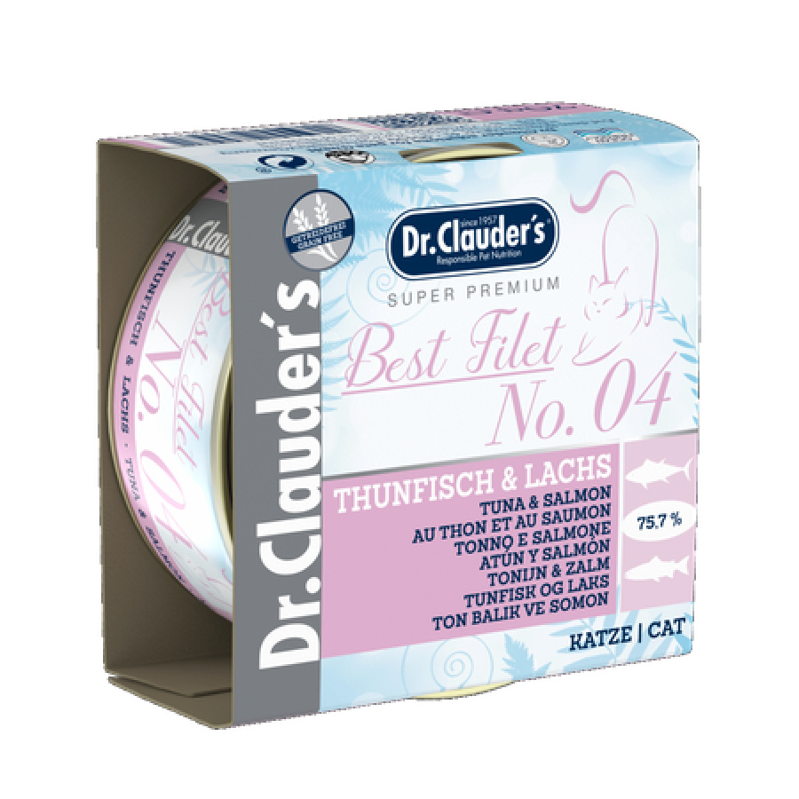 DR.CLAUDER'S BEST FILLET No4 TUNA & SALMON 70gr