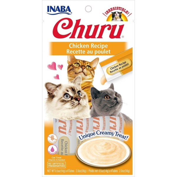 ΛΙΧΟΥΔΙΆ CHURU CAT CHICKEN RECIPE 4 X 14GR