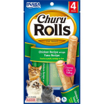 ΛΙΧΟΥΔΙΆ CHURU CAT ROLLS CHICKEN TUNA 4X10GR