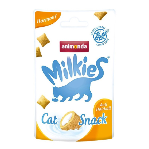 ANIMONDA MILKIES CRUNCHY PILLOW ANTI-HAIRBALL 30g