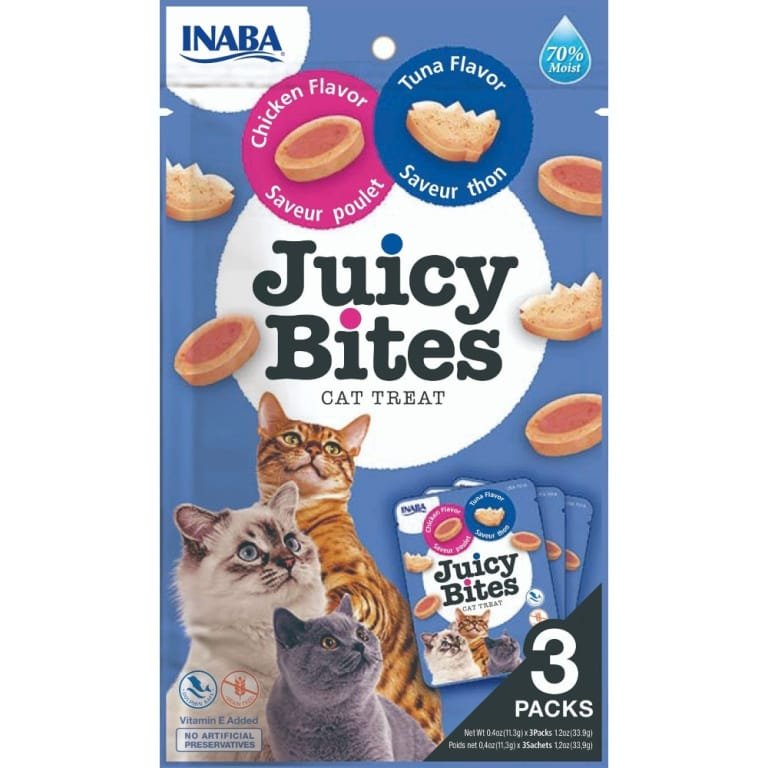 ΛΙΧΟΥΔΙΆ CHURU CAT JUICY BITES TUNA AND CHICKEN