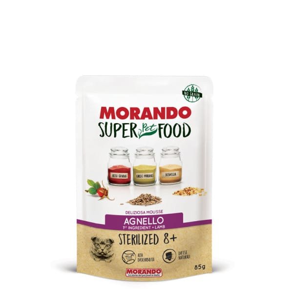 MORANDO ΦΑΚΕΛΑΚΙ ΓΑΤΑΣ ΜΕ ΑΡΝΙ ΚΑΙ SUPERFOODS SENIOR