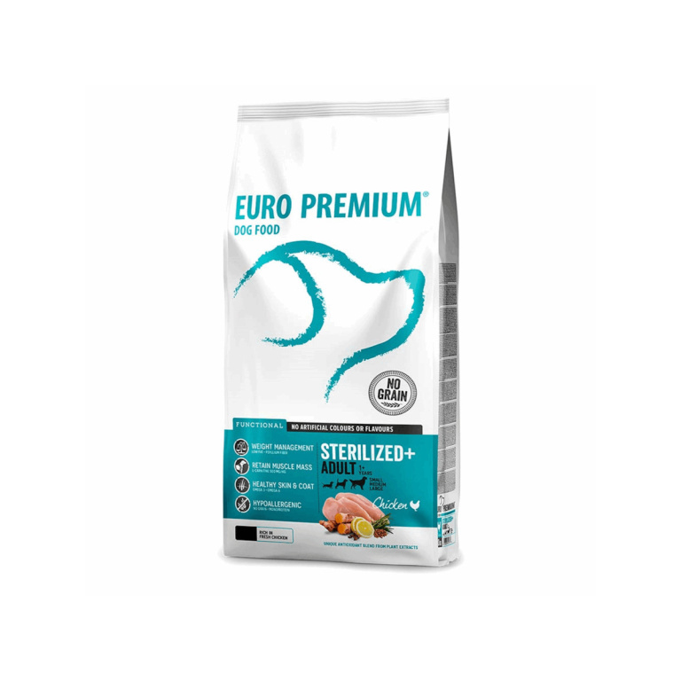 EUROPREMIUM ADULT STERILIZED CHICKEN & RICE NO GLUTEN