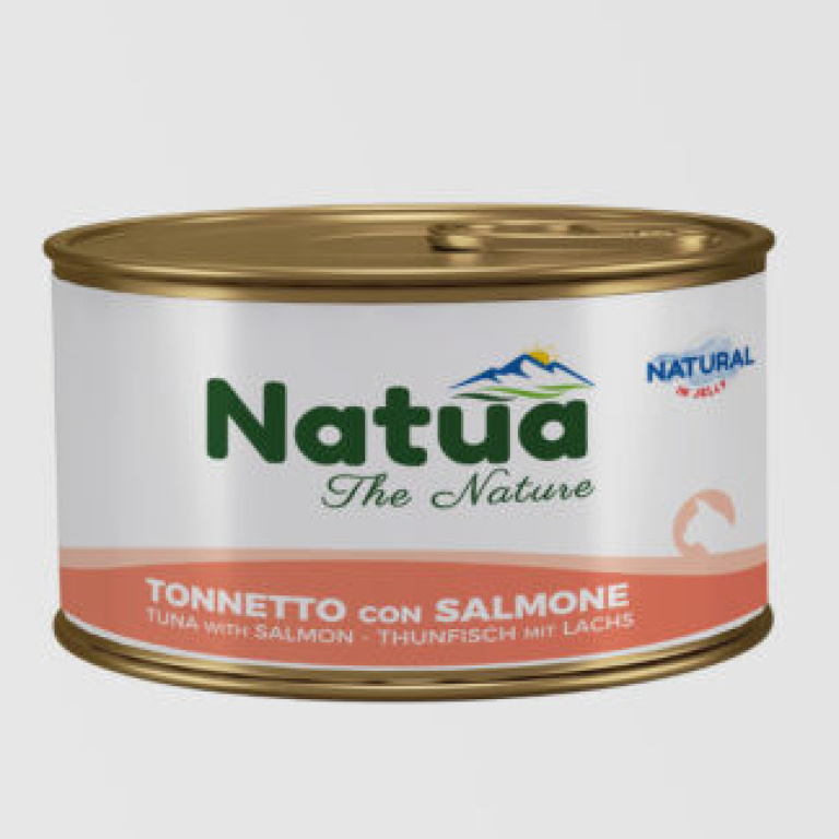 Natua Cat τόνο με σολομό σε ζελέ 85gr