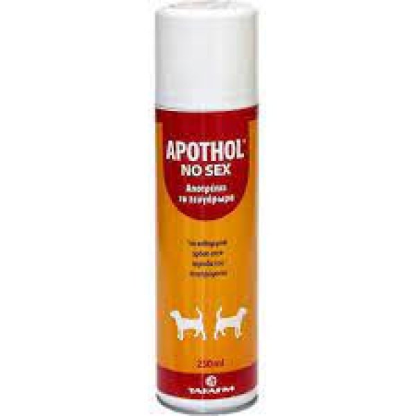 APOTHOL PET ΑΠΩΘΗΤΙΚΟ SPRAY ΑΠΟΤΡΟΠΗΣ ΖΕΥΓΑΡΩΜΑΤΟΣ 250ml