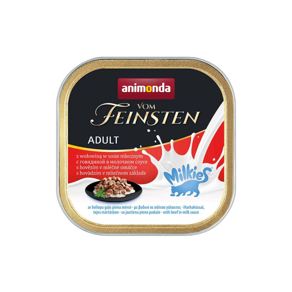 ANIMONDA VOM FEINSTEN ADULT MILKIES ΒΟΔΙΝΟ ΣΕ ΣΑΛΤΣΑ ΓΑΛΑΚΤΟΣ 100GR