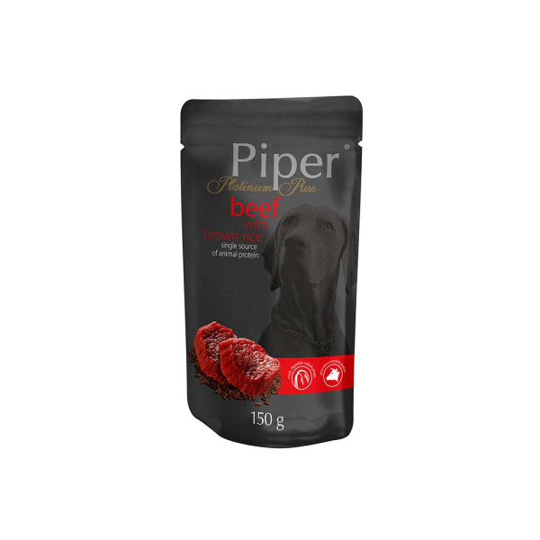 PIPER PLATINUM PURE ΒΟΔΙΝΟ & ΚΑΣΤΑΝΟ ΡΥΖΙ POUCH