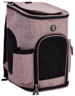 FOFOS BACKPACK ΜΕΤΑΦΟΡΑΣ ΓΚΡΙ-ΡΟΖ 42x28x28