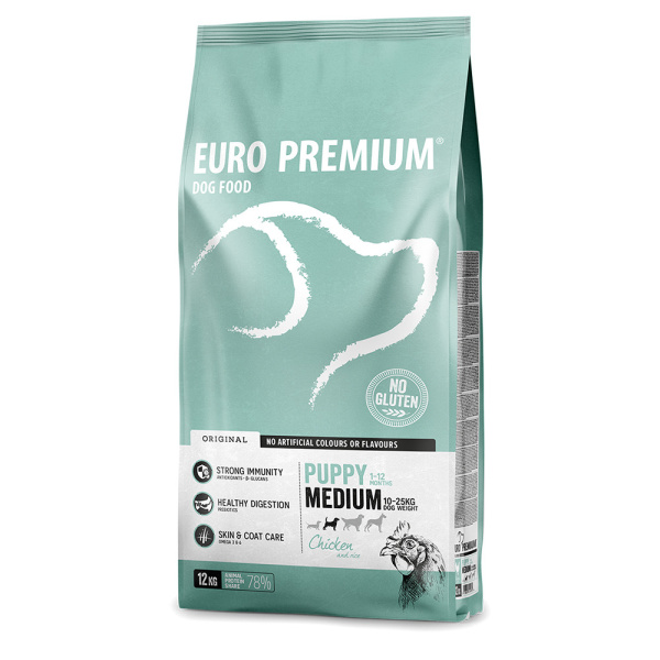 EUROPREMIUM PUPPY MEDIUM CHICKEN & RICE