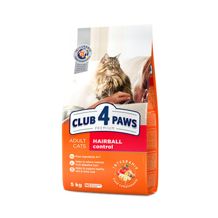 CLUB 4 PAWS ΞΗΡΑ ΤΡΟΦΗ ΓΑΤΑΣ HAIRBALL