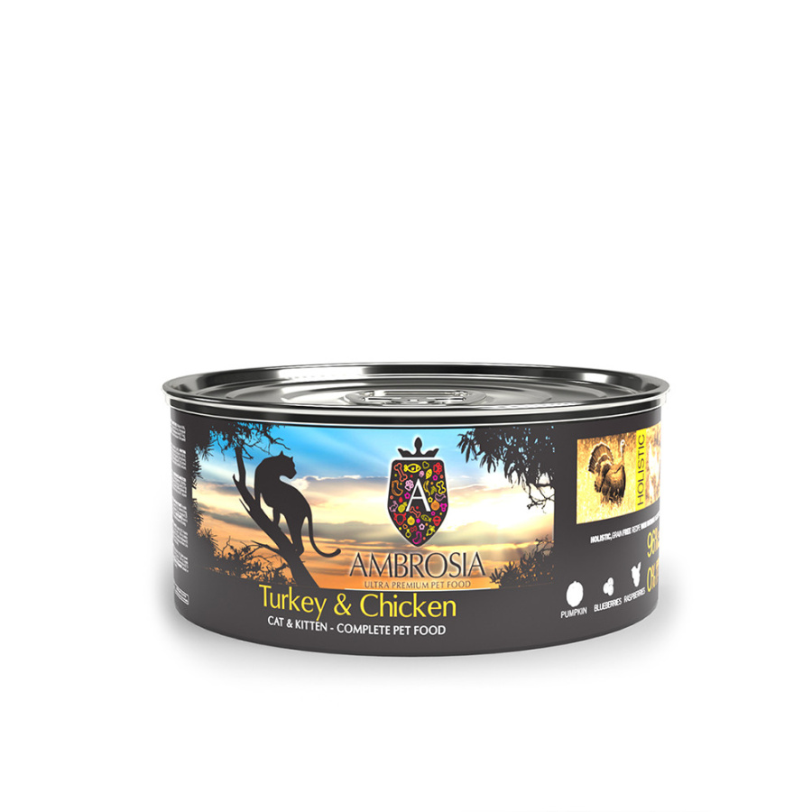 AMBROSIA GRAIN FREE CAT & KITTEN TURKEY & CHICKEN