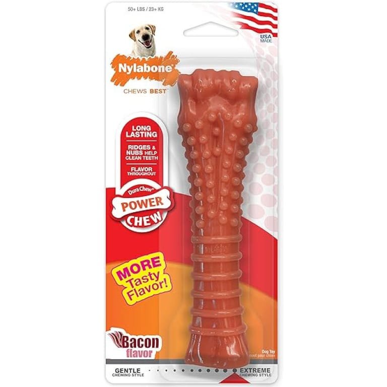 NYLABONE EXTREME CHEW BACON XL