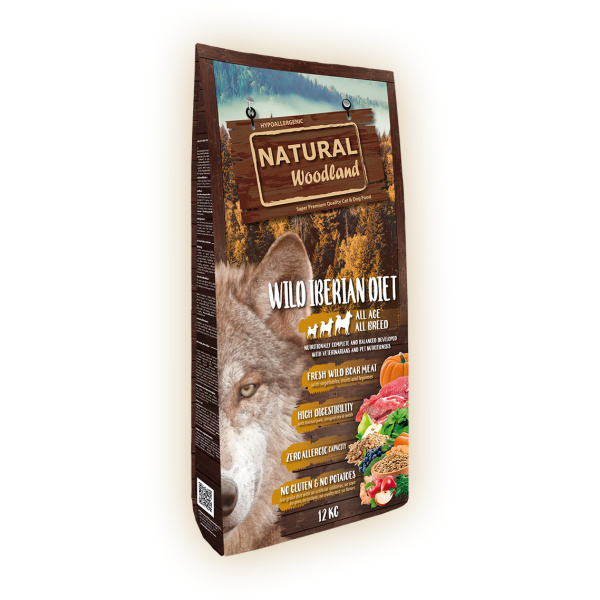 NATURAL WOODLAND DOG ALL AGE WILD IBERIAN DIET 2KG